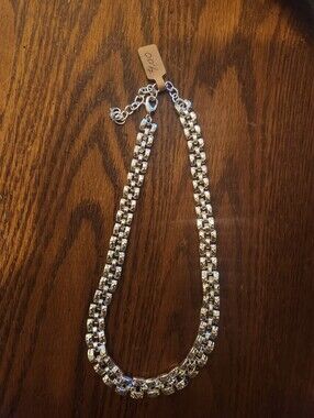 Apt. 9 Silver-Tone Double Strand Crystal Necklace